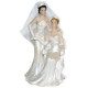 Figurine gâteau mariage lesbien