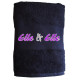Serviette toilette "Elle et Elle" cadeau pour lesbienne