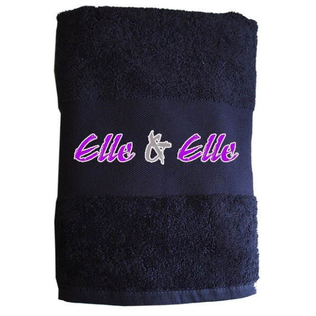 Serviette toilette "Elle et Elle" cadeau pour lesbienne