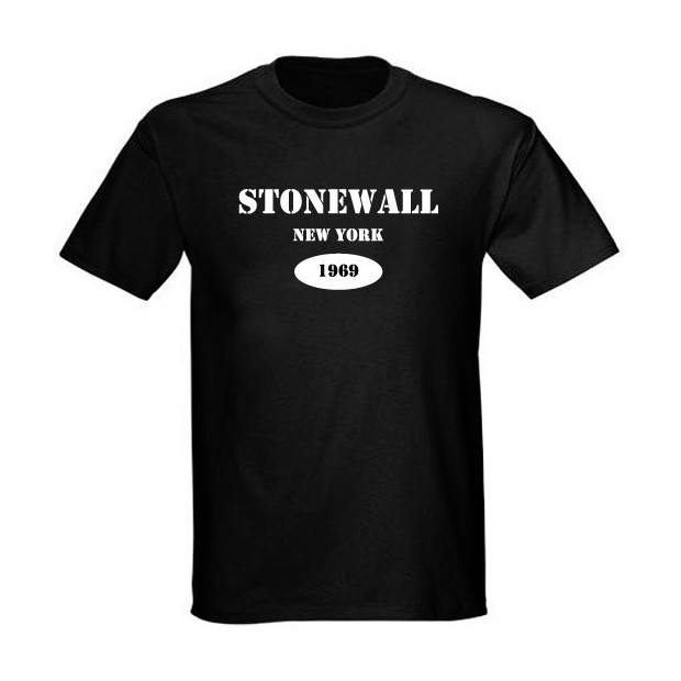 Tee-shirt gay Stonewall New york noir
