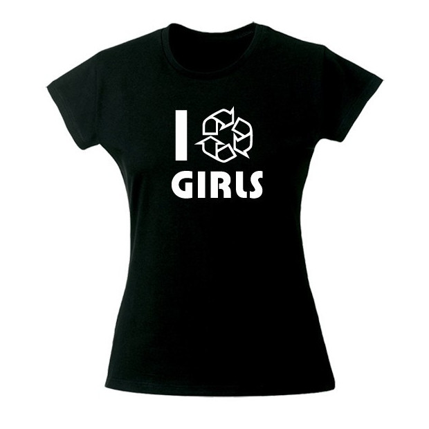 T shirt I recycle Girls