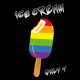 T shirt gay lesbien Ice cream Only glace arc en ciel