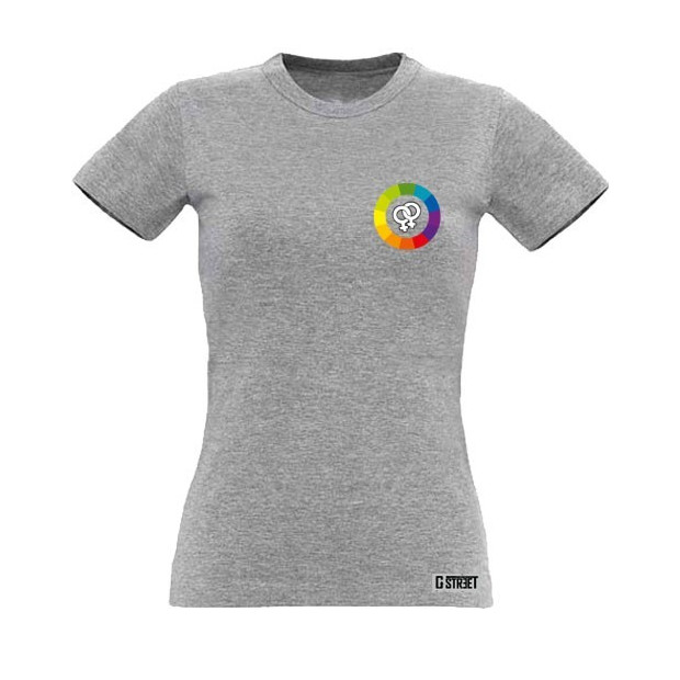 T shirt lesbien colors rainbow