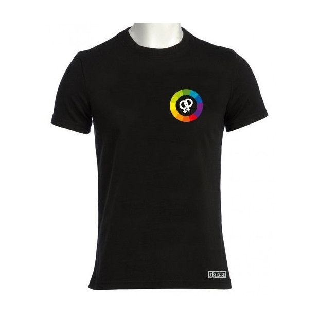 T shirt lesbien colors rainbow