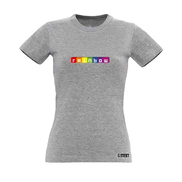 T shirt gay lesbien cube rainbow