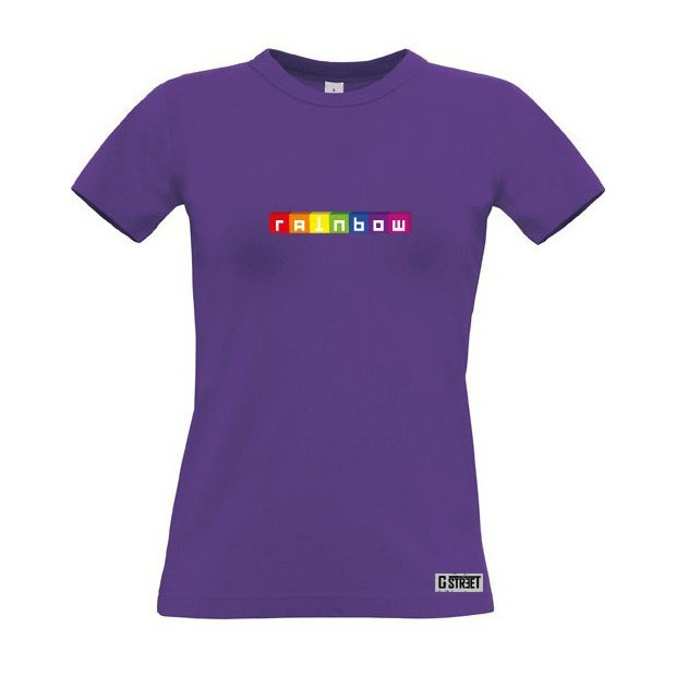 T shirt gay lesbien cube rainbow