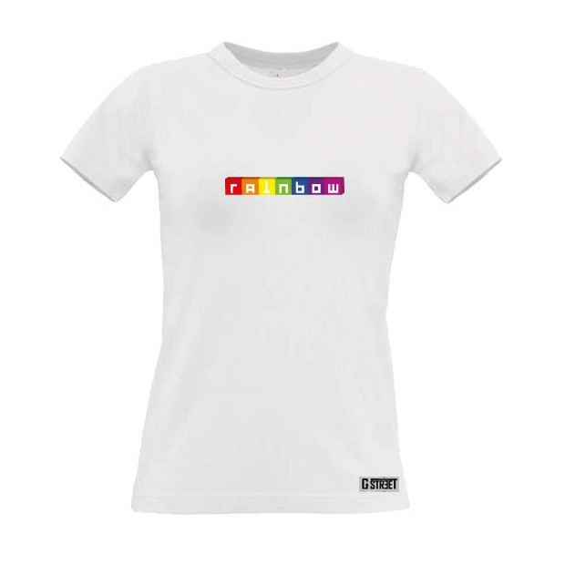 T shirt gay lesbien cube rainbow