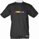 T shirt gay lesbien cube rainbow