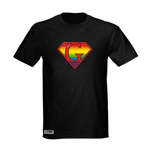 T shirt Super GAY superman