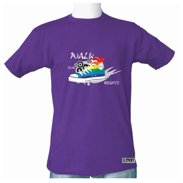 T shirt gay lesbien Walk For Rights