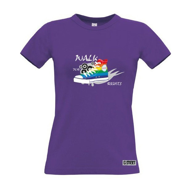T shirt gay lesbien Walk For Rights