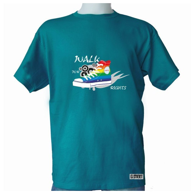 T shirt gay lesbien Walk For Rights