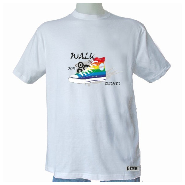 T shirt gay lesbien Walk For Rights