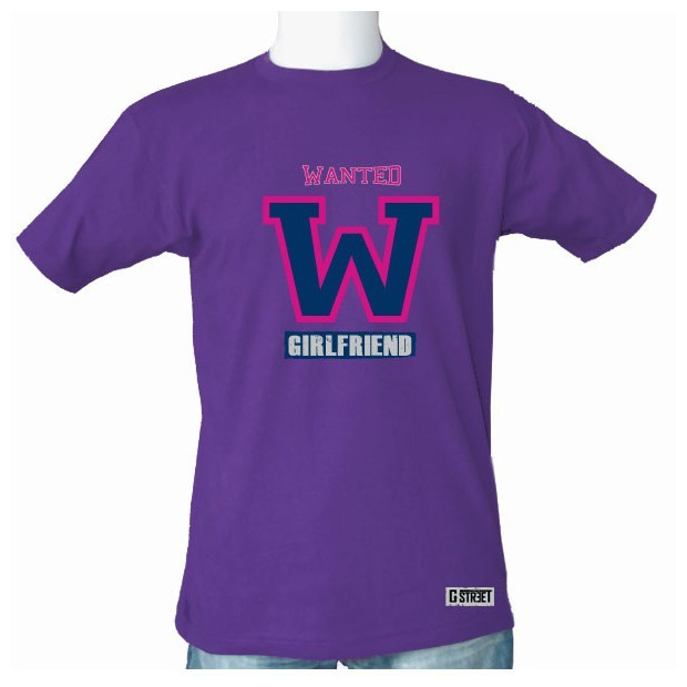 T shirt Wanted Girlfriend