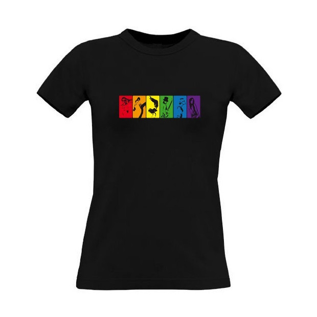 T shirt LESBIEN WomenBox ARC EN CIEL