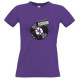 Tee shirt Vintage avec un disque rétro cassé
