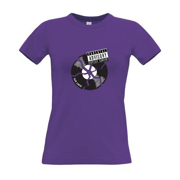 Tee shirt Vintage avec un disque rétro cassé