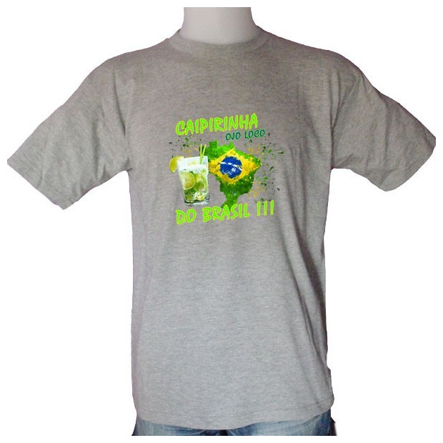 Tee shirt homme original Caïpirinha Brésil