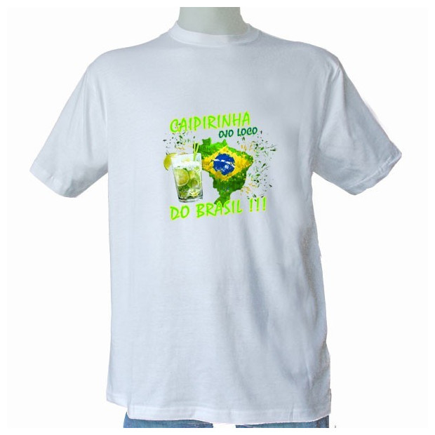 Tee shirt homme original Caïpirinha Brésil