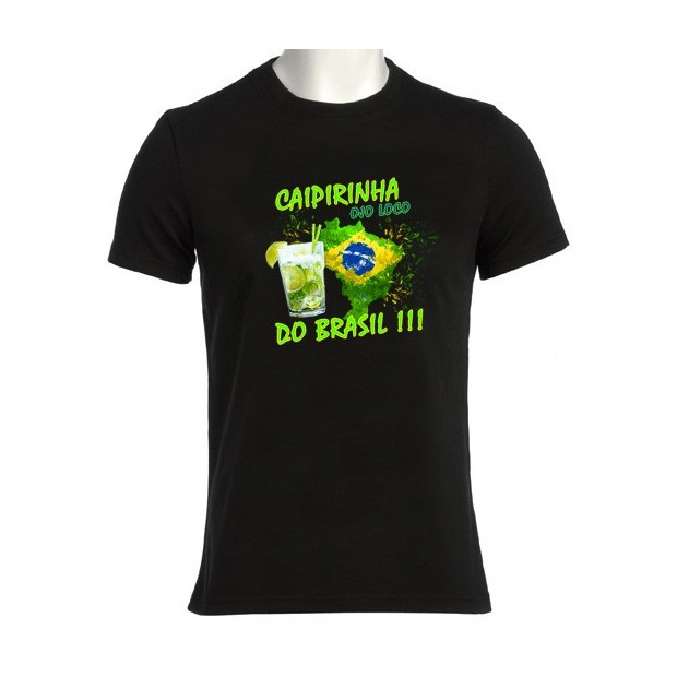 Tee shirt homme original Caïpirinha Brésil