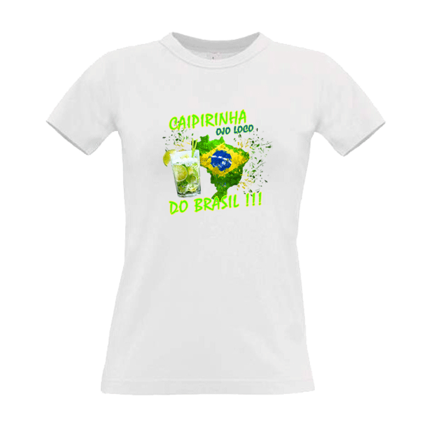 Tee shirt femmeoriginal Caïpirinha Brésil