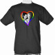 Tee shirt coeur rainbow