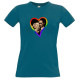Tee shirt coeur rainbow