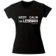 Tee shirt lesbien Keep calm I'M lesbian