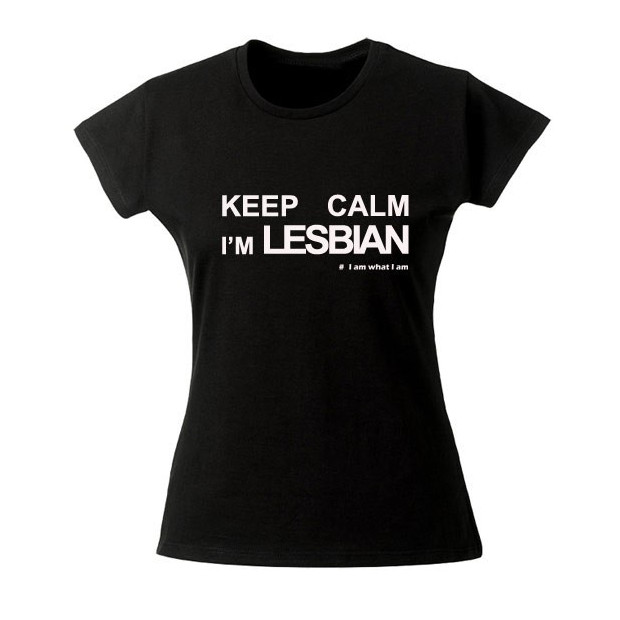 Tee shirt lesbien Keep calm I'M lesbian