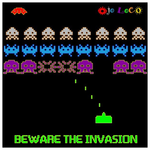 tshirt space invader