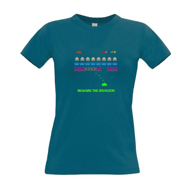 tee shirt space invader jeu vidéo