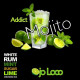 tee shirt Mojito Addict pour les fans de mojitos !