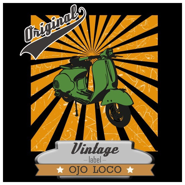 Tee shirt Scoot Rétro Vespa