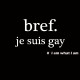 Tee Shirt Bref je suis gay
