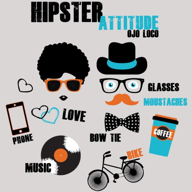 Tee shirt Hipster Attitude