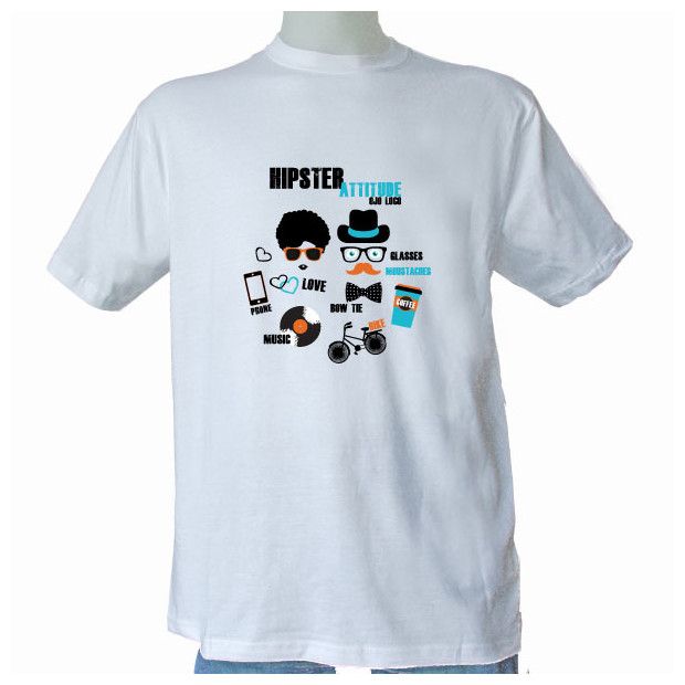Tee shirt Hipster Attitude
