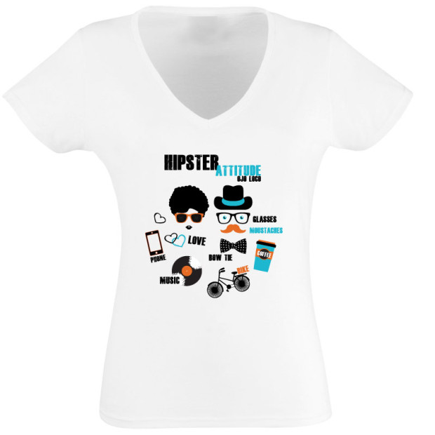 Tee shirt Hipster Attitude