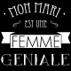 T shirt LESBIEN Mon mari est une Femme géniale