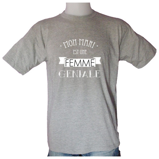 T shirt LESBIEN Mon mari est une Femme géniale