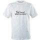 Tee shirt humoristique Tout travail mérite sa bière