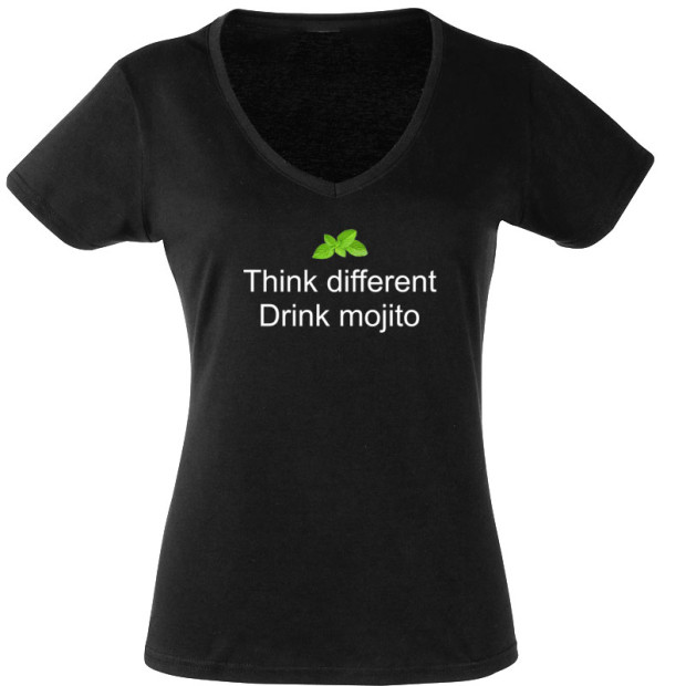 Tee shirt Think different - Drink Mojito