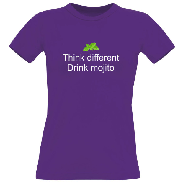 Tee shirt Think different - Drink Mojito