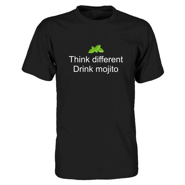 Tee shirt Think different - Drink Mojito