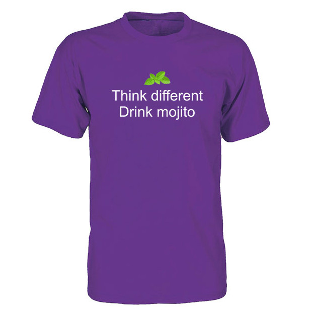 Tee shirt Think different - Drink Mojito