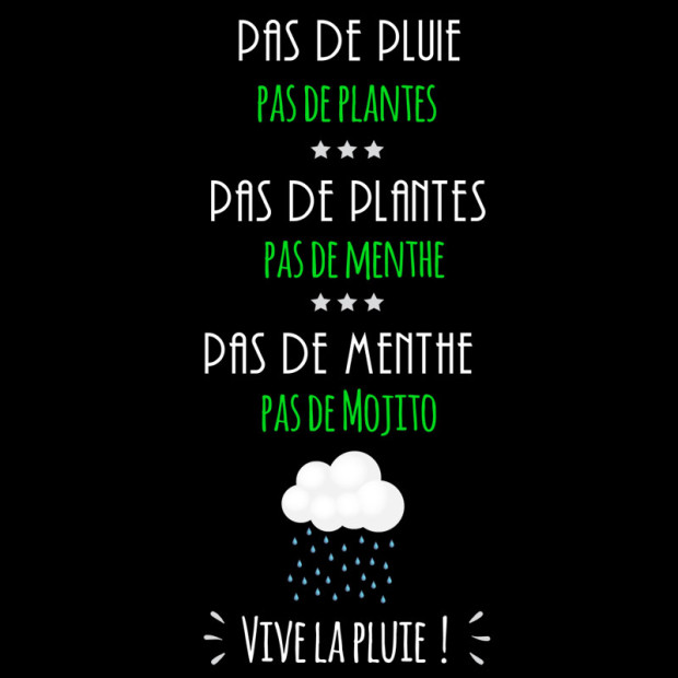 Débardeur Vive la pluie