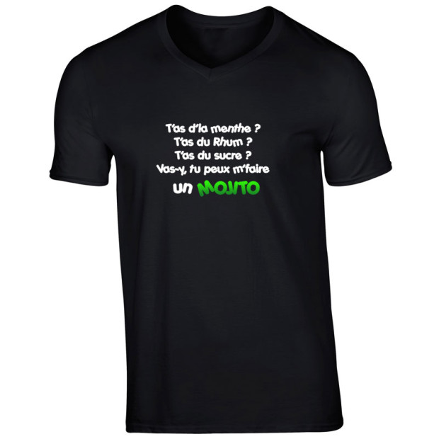 T shirt T'as d'la menthe