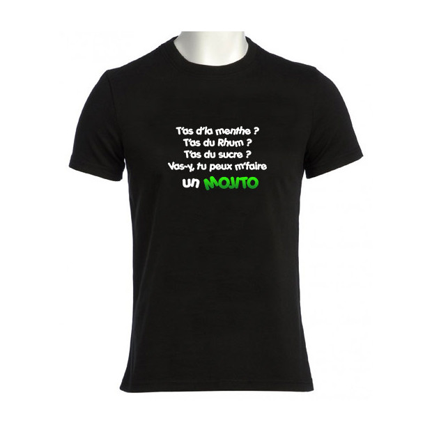 T shirt T'as d'la menthe