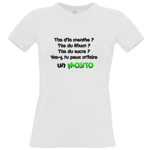 T shirt T'as d'la menthe