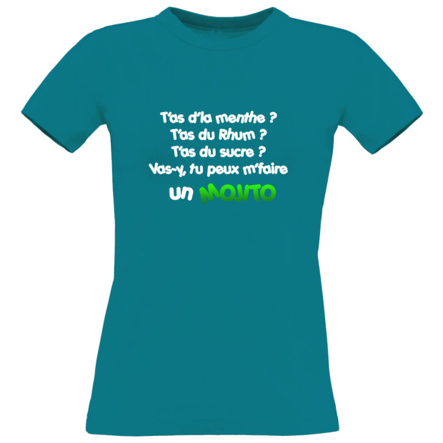 T shirt T'as d'la menthe