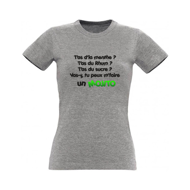 T shirt T'as d'la menthe